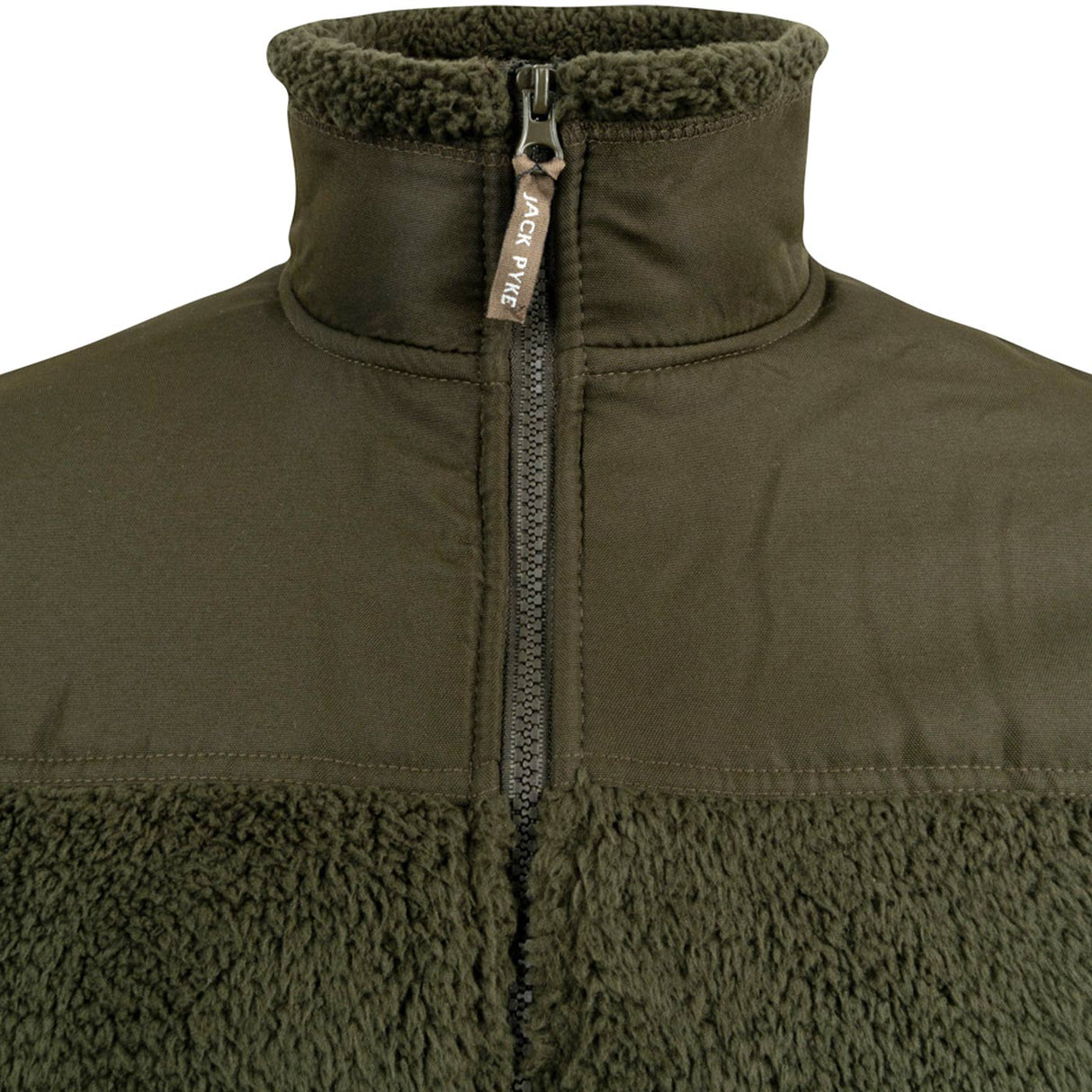 Jack Pyke Sherpa Fleece Jacket Gen 2 Dark Olive | Task Outdoor