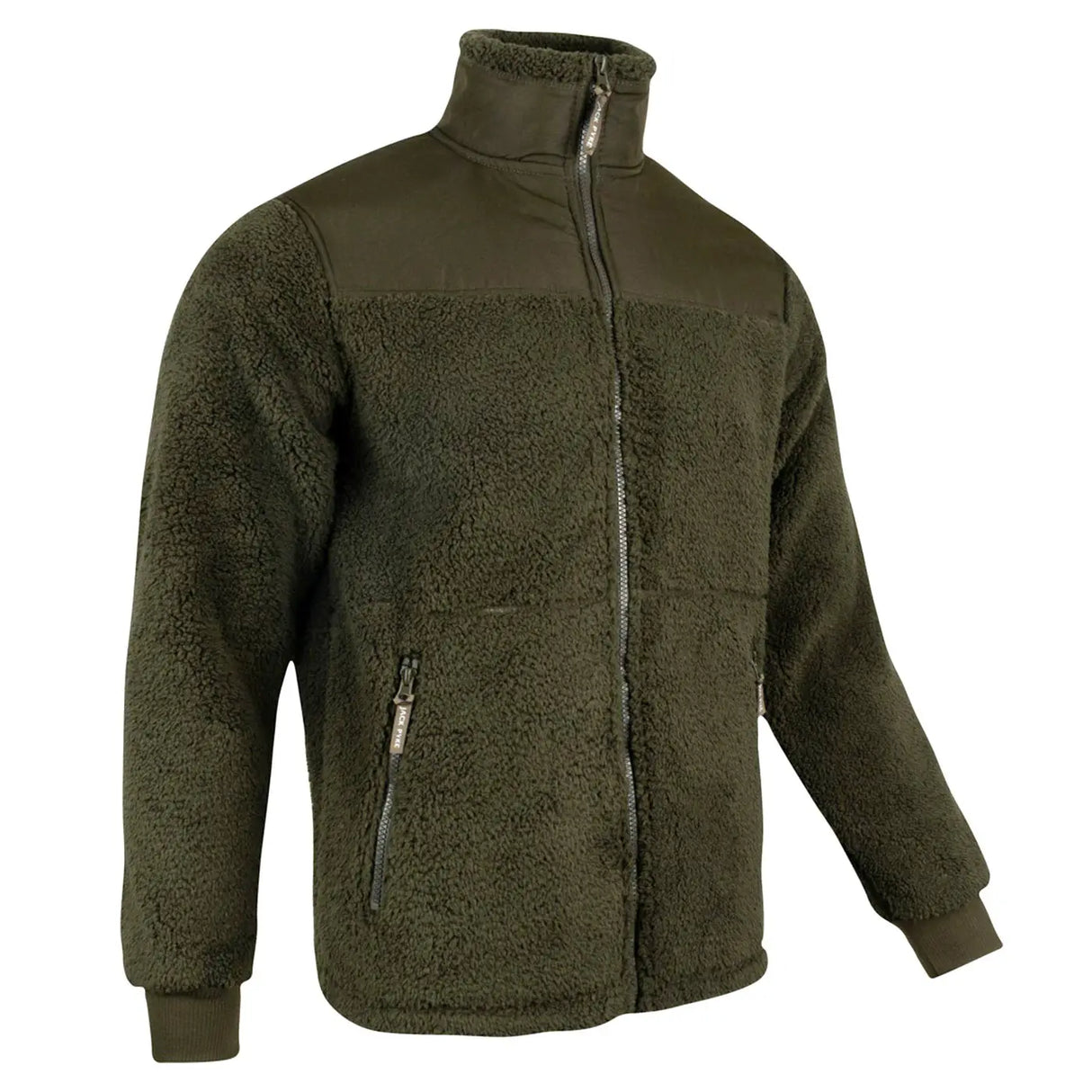 Jack Pyke Sherpa Fleece Jacket Gen 2 Dark Olive | Task Outdoor