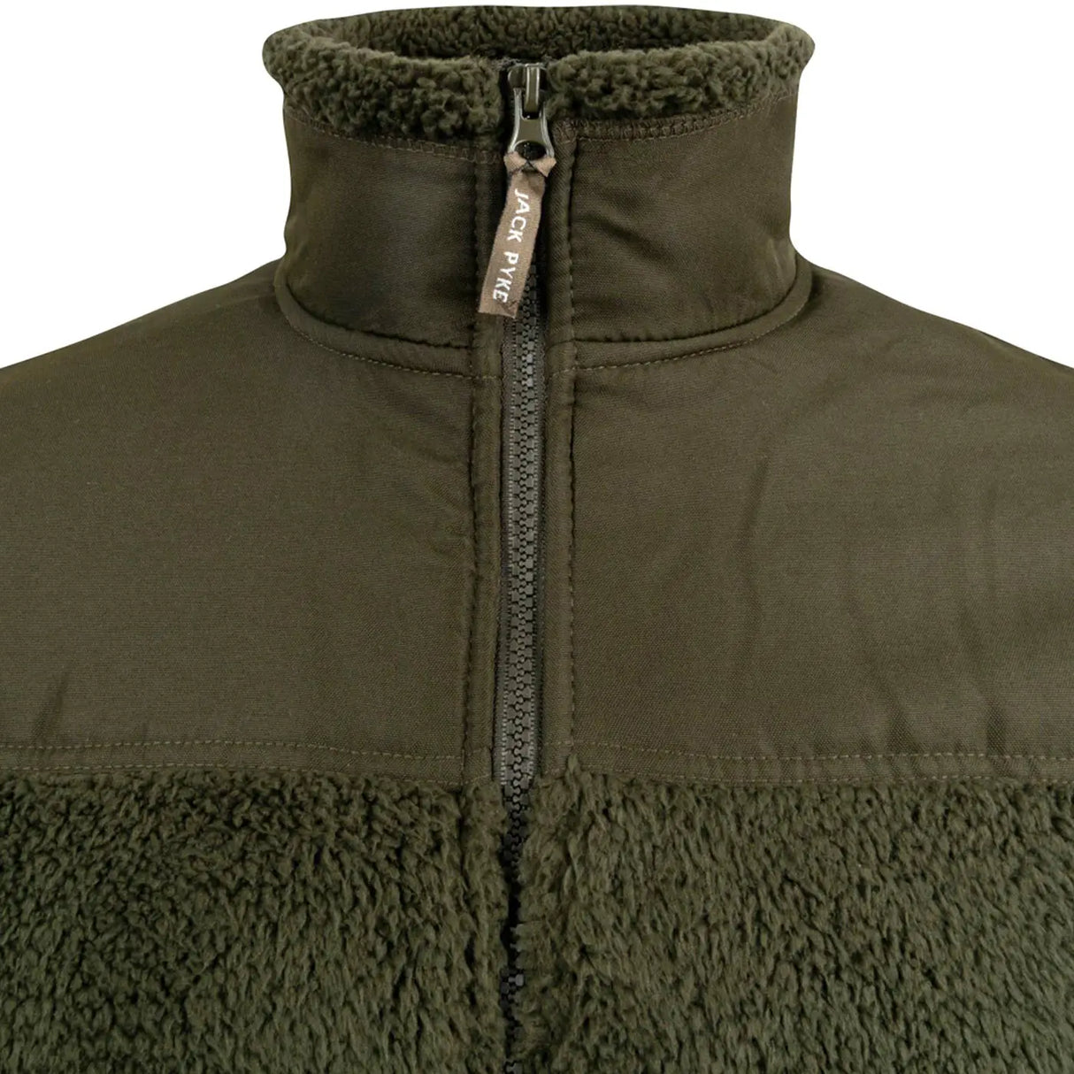 Jack Pyke Sherpa Fleece Jacket Gen 2 Dark Olive | Task Outdoor