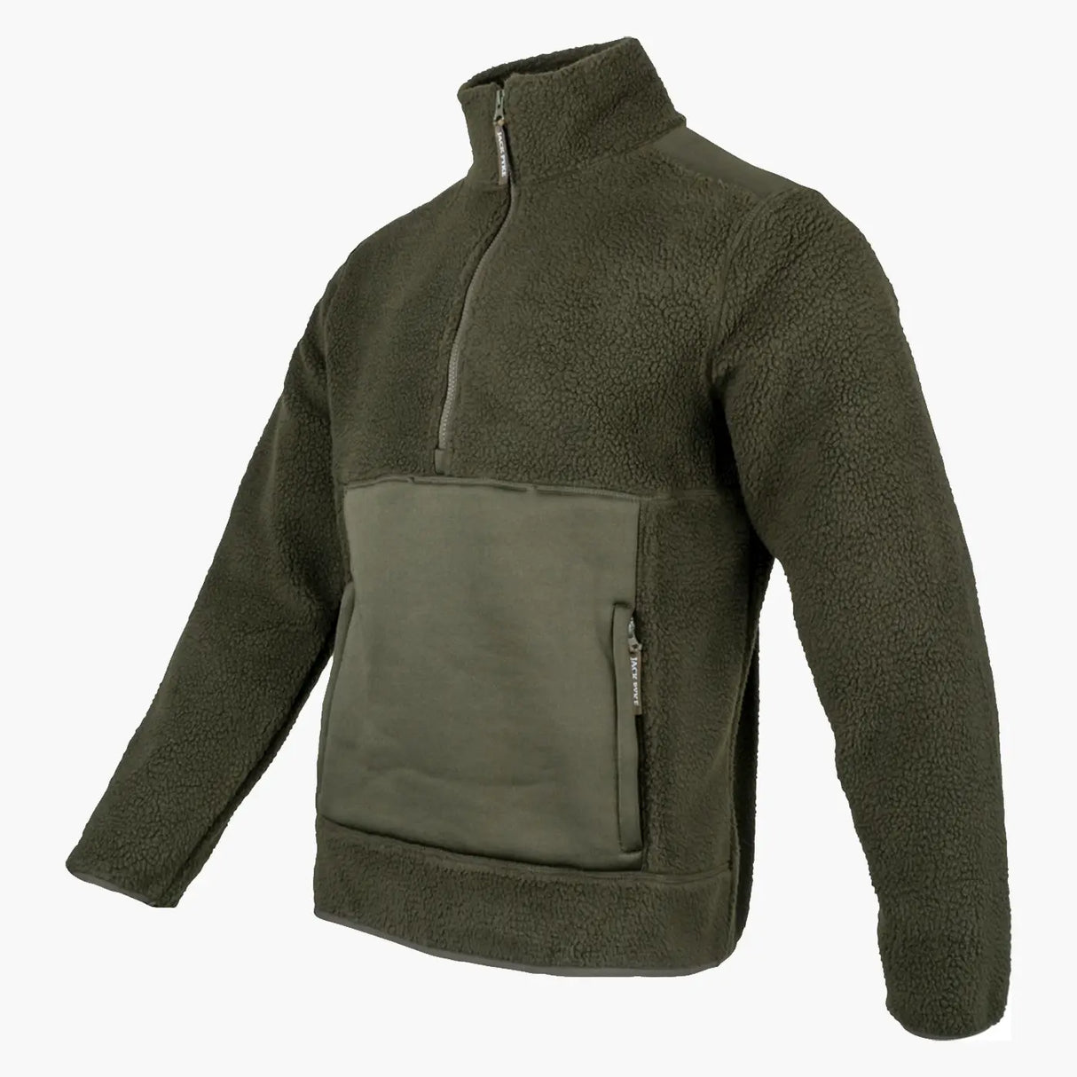 Jack Pyke Sherpa Fleece Pullover Dark Olive | Task Outdoor