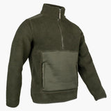 Jack Pyke Sherpa Fleece Pullover Dark Olive | Task Outdoor