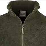 Jack Pyke Sherpa Fleece Pullover Dark Olive | Task Outdoor