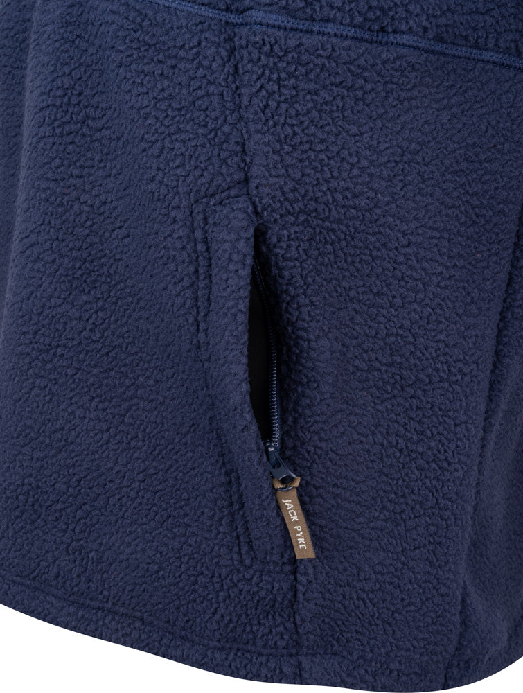 Jack Pyke Half Zip Sherpa Fleece Pullover