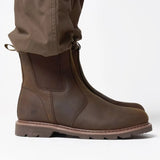 Jack Pyke Shires Dealer Boots in borwn from the side on white background