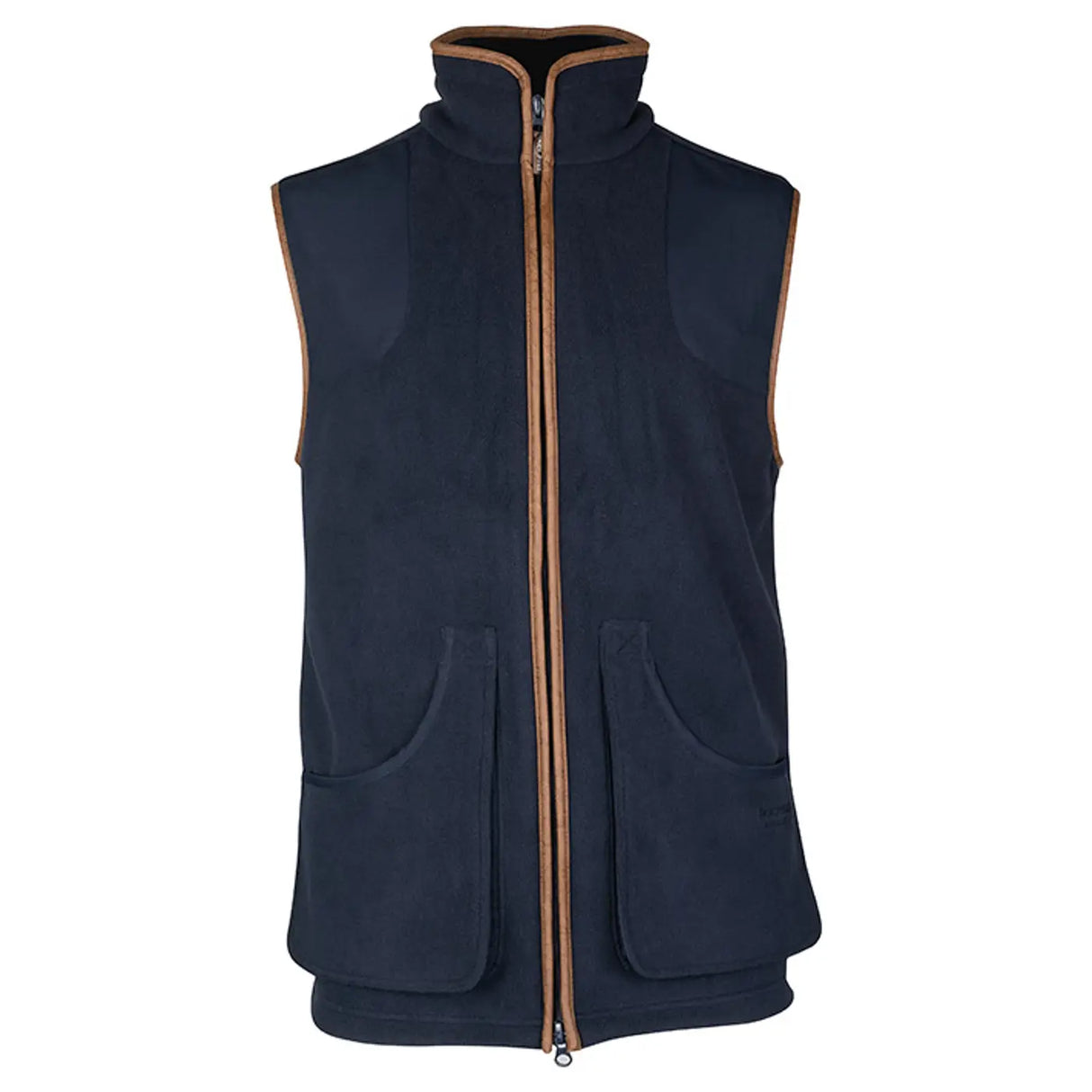 Jack Pyke Shooters Fleece Gilet Navy Blue Front | Task Outdoor