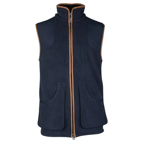 Jack Pyke Shooters Fleece Gilet Navy Blue Front | Task Outdoor