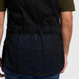 Jack Pyke Sporting Skeet Vest in black close up of lower back