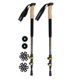 Highlander Skye Carbon Fibre Walking Poles - Set of 2 on white background
