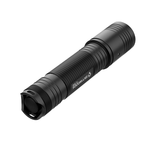 Skywoods TL1200 Tactical Light - barrel engraving and knurled grip