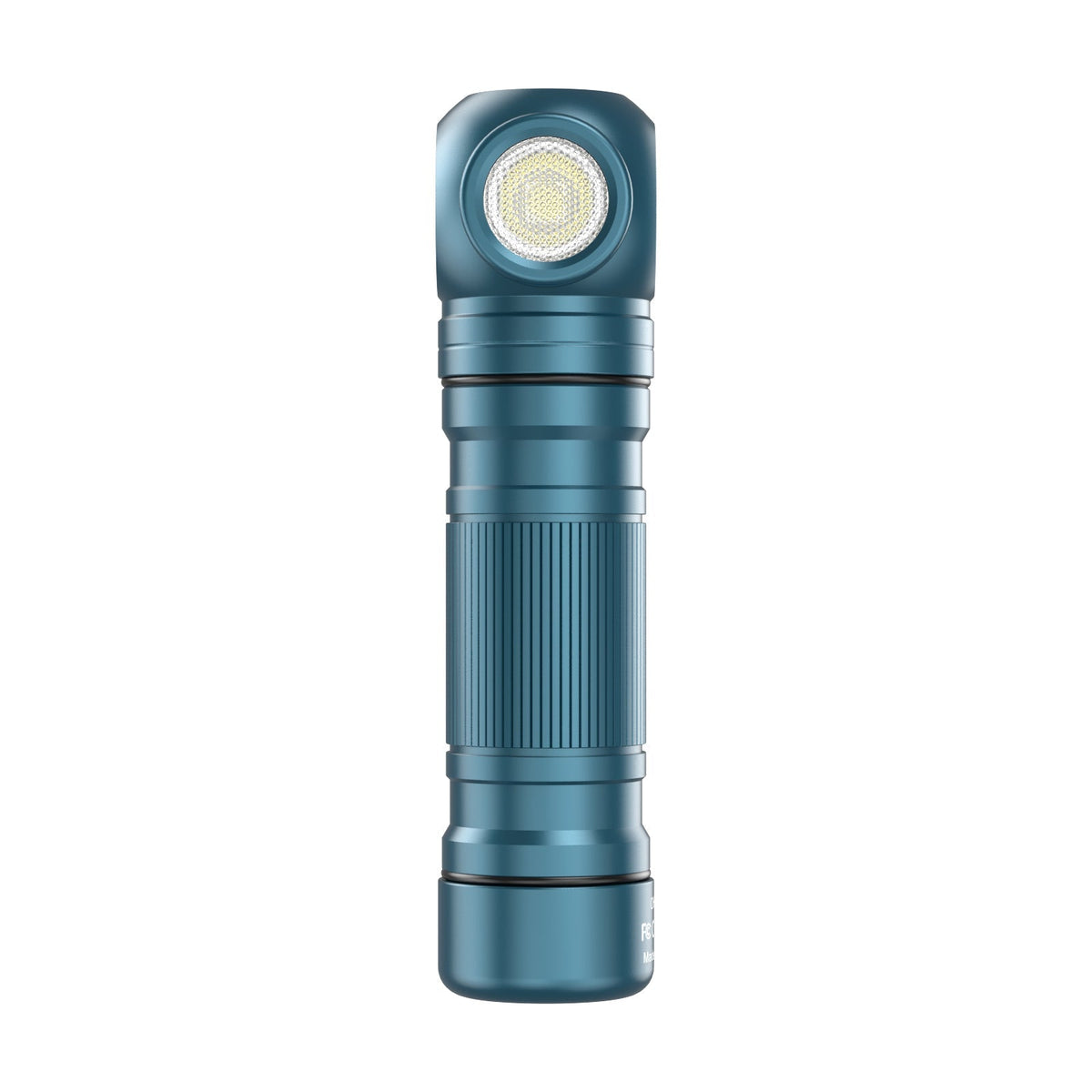 Skywoods OHL1500 Headlamp - front view with LED lit, teal finish