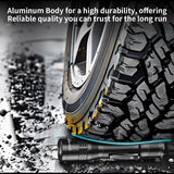 Skywoods OZL2500 Zoomable Torch Light - aluminium body shown in wet off-road conditions