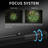 Skywoods Fix P3 Zoomable Pen Light - focus system twisting the head from zoom out to zoom in