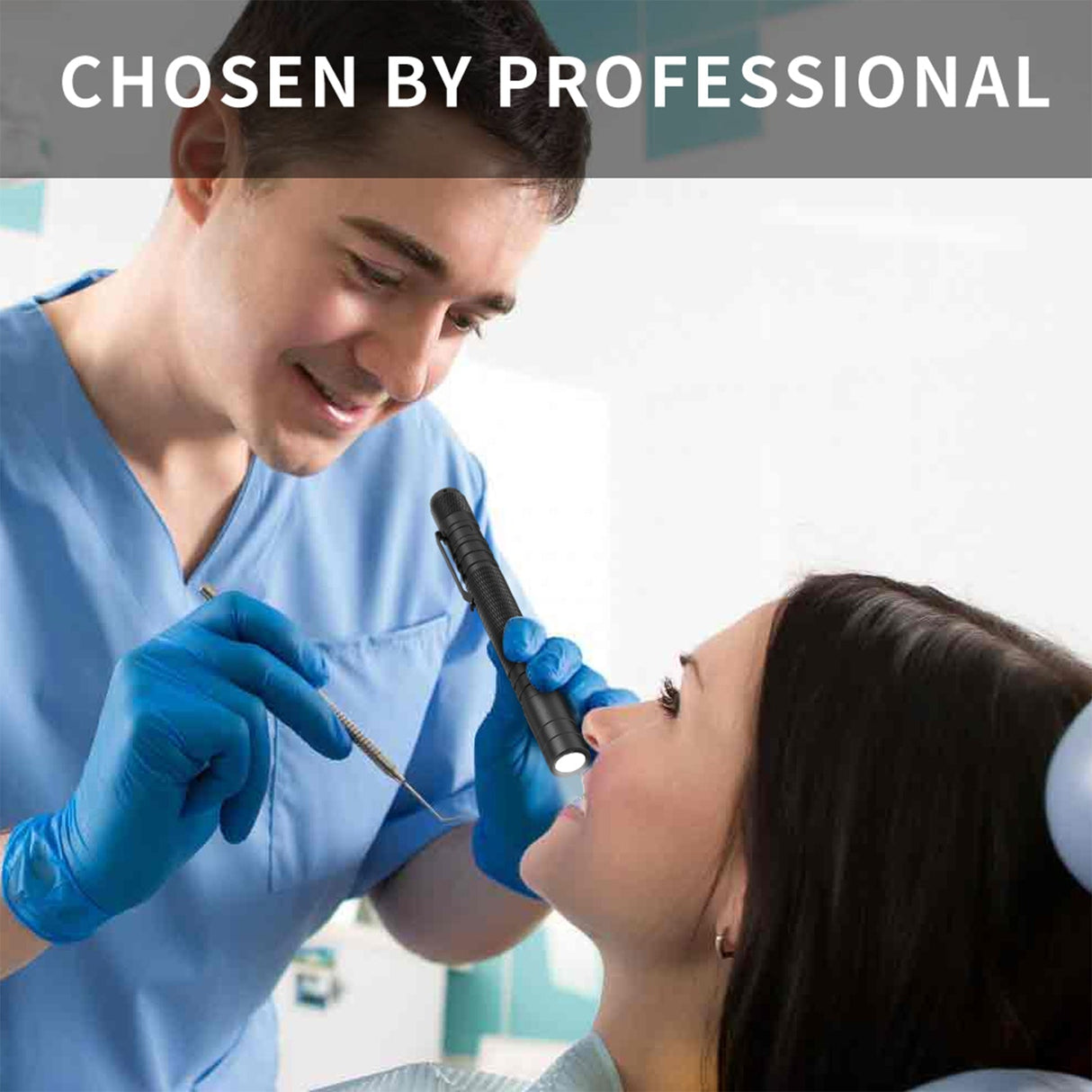 Skywoods Fix P3 Zoomable Pen Light - professional use in a clinical setting