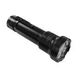 Skywoods OL3000 Rechargeable Torch Light - angled view showing the three SST25 emitters