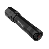 Skywoods TZL3000 Zoomable Torch Light - angled view showing the tail cap switch
