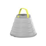 Skywoods L51980 Solar Camping Lantern - angled view of the expanded concertina shade