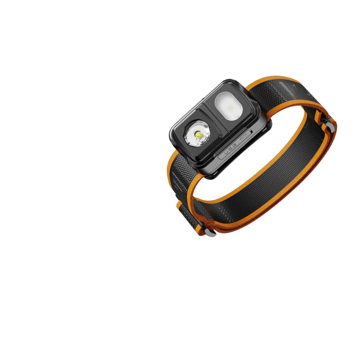 Skywoods OHL550 Headlamp - compact lamp unit on the adjustable headband