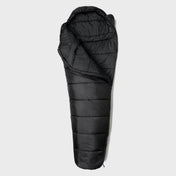 Snugpak Sleeper Expedition WGTE Sleeping Bag in Black - overhead view on white background