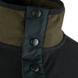 Jack Pyke Snap Neck Fleece Top Dark Olive | Task Outdoor