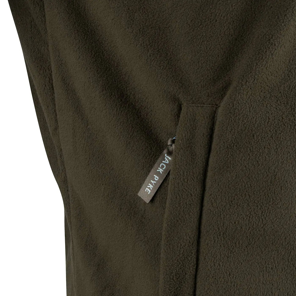 Jack Pyke Snap Neck Fleece Top Dark Olive | Task Outdoor