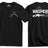 Sniper One Shot One Kill Double Print T-Shirt - Black
