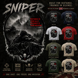 Sniper Dark Ops Double Print T-Shirt