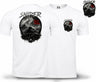 Sniper Dark Ops Double Print T-Shirt - White