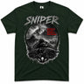 Sniper Dark Ops Printed T-Shirt - Green