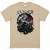 Sniper Dark Ops Printed T-Shirt - Sand