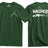 Sniper One Shot One Kill Double Print T-Shirt - Olive Green