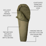 Snugpak Softie 6 WGTE Sleeping Bag Features | Task Outdoor