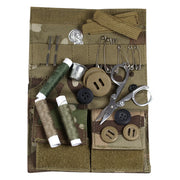 Web-Tex Soldier 95 Sewing Kit open with all contents showing
