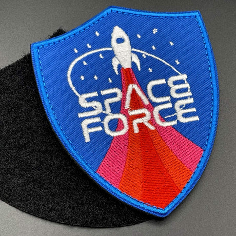 Space Force Rocket Patch, Hook & Loop, 9cm | Task Outdoor