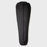 Snugpak Special Forces 1 WGTE Sleeping Bag in Black - zipped closed on white background