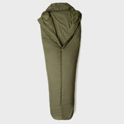Snugpak Special Forces 1 WGTE Sleeping Bag in Olive Green - from above on white background