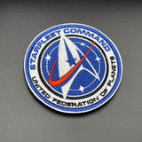 Starfleet Command Patch Blue, Hook & Loop, 8cm | Task Outdoor