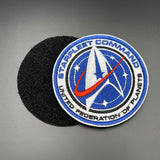 Starfleet Command Patch Blue, Hook & Loop, 8cm | Task Outdoor