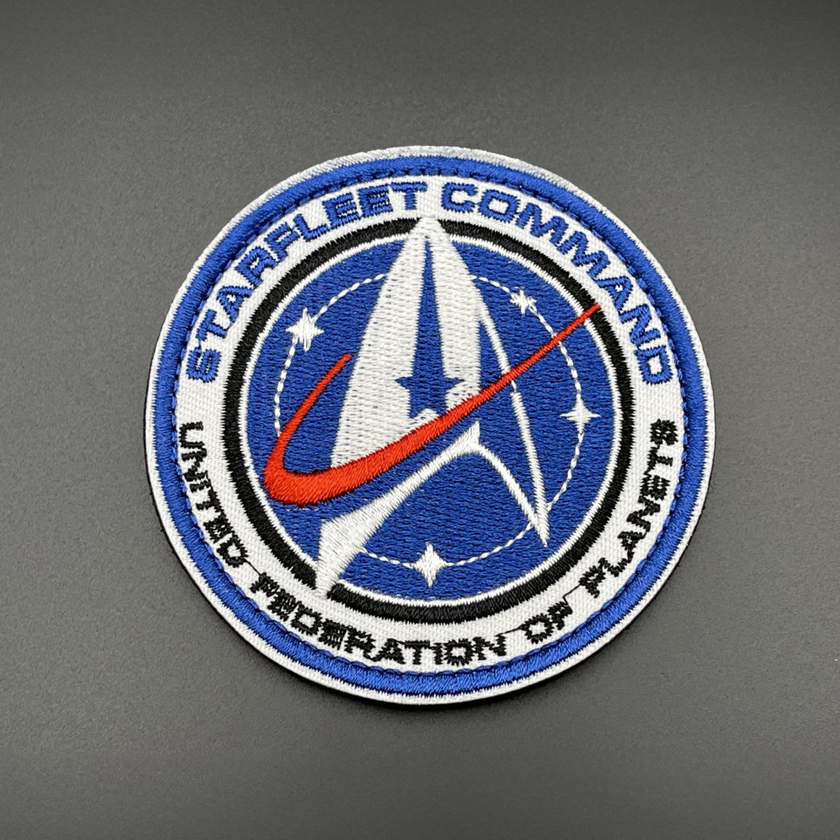 Starfleet Command Patch Blue, Hook & Loop, 8cm | Task Outdoor