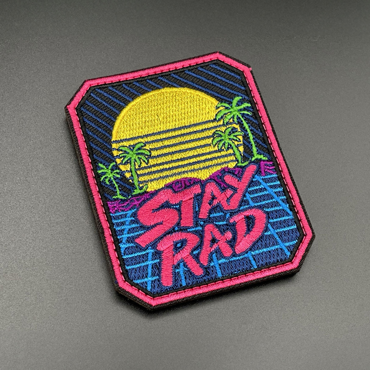 Stay Rad Patch, Hook & Loop, 8cm | Task Outdoor