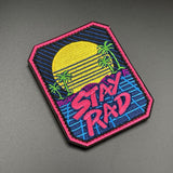 Stay Rad Patch, Hook & Loop, 8cm | Task Outdoor