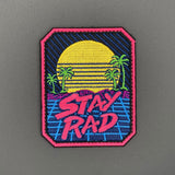 Stay Rad Patch, Hook & Loop, 8cm | Task Outdoor