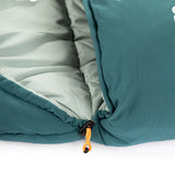 Vango Stellar Grande Sleeping Bag in oasis blue close up of hood
