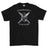 Strength and Honour Cross Swords Printed T-Shirt - Black