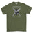 Strength and Honour Cross Swords Printed T-Shirt - Military Green