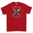 Strength and Honour Cross Swords Printed T-Shirt - Red