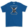 Strength and Honour Cross Swords Printed T-Shirt - Royal Blue