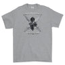 Strength and Honour Cross Swords Printed T-Shirt - Sports Grey