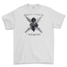 Strength and Honour Cross Swords Printed T-Shirt - White