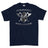 Strength and Honour Crossed Axe Viking Printed T-Shirt - Navy Blue