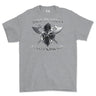 Strength and Honour Crossed Axe Viking Printed T-Shirt - Sports Grey